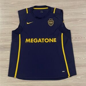 Nike 2017/18 Boca Juniors Tank Top Sleeveless Soccer Jersey Men’s Size Large